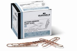 Durable Spinacze 77 mm miedziowane opakowanie 100 sztuk