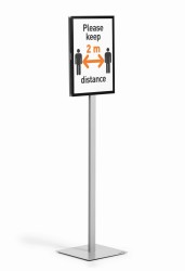 Durable Stojak podłogowy INFO STAND BASIC A3