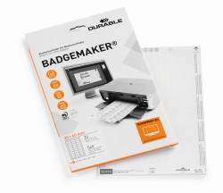 Durable Wkłady do identyfikatorów BADGEMAKER 30x60 mm