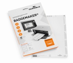 Durable Wkłady do identyfikatorów BADGEMAKER 90x60 mm