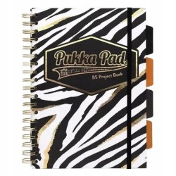 PUKKA Kołozeszyt Project Book B5 linia Zebra