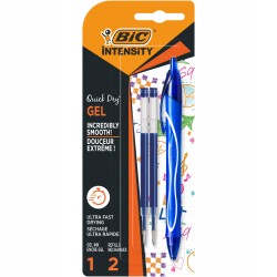 BIC Długopis żelowy Gel-ocity Quick Dry BIC niebieski 1+2szt wkł.