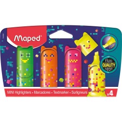 Mini zakreślacze Pixel Fluo Maped