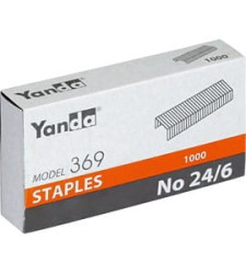 Zszywki 24/6 YANDA  1000szt