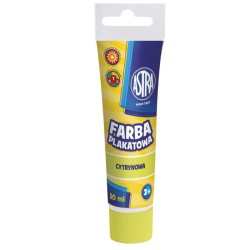 Farby plakatowe tuba cytrynowa Astra 83110908