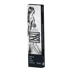 Węgiel naturalny rysunkowy artea 10 sztuk 3-6 mm Astra 323115004