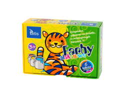 FARBY PLAKATOWE 6 KOLORÓW 20 ML. KF001-A Tetis