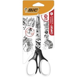BIC Nożyczki Comfort 16cm Decor blister 1szt