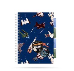 Coolpack  KOŁOZESZYT A5 PP 100k kratk SPACE ADVENTURE