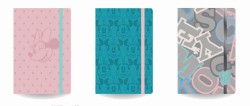 COOLPACK DISNEY - NOTES A5 80K. LINIA Z GUMKĄ MIX  MINNIE MOUSE