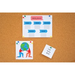 Tablica Korkowa 90 X 60 Cm Drewniana Rama  Memoboards 