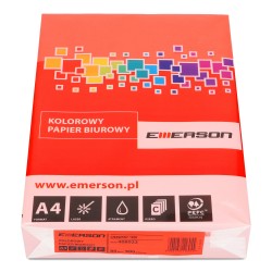 Papier Ksero A4 Kolorowy  czerwony Emerson 8022