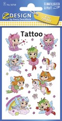 Tatuaże Z-Design - wróżki 1/9/9 - folia na tatuaże