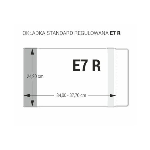 BIURFOL Okładka regulowana E7-242 25szt