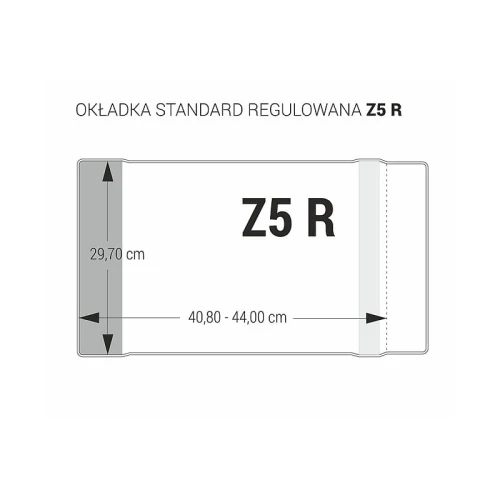 BIURFOL Okładka regulowana Z5-297 25 sztuk