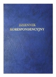 Dziennik korespondencyjny A-4 twarda oprawa 192k granat Barbara 