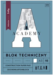 Interdruk Blok techniczny A3 10kartek 240g ACADEMY