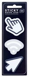 Interdruk Karteczki samoprzylepne kształty ICON