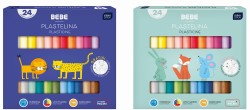 Interdruk Plastelina 24kol. BEBE Kids