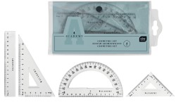 Interdruk Zestaw geometryczny w etui 4elementy ACADEMY
