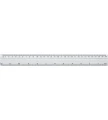 Linijka GRAND aluminiowa - 30 cm GR-112-30