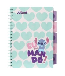 DISNEY FASHION - KOŁOBRULION B5 (project book)/ 100 K. KRATKA  - WZÓR 2 - STITCH PASTEL /24/