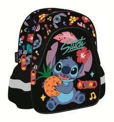 Plecak przedszkolny 11" D1 STITCH BLACK ALOHA