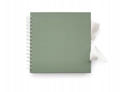 Galeria Papieru Księga weselna Scrapbook Album do zdobienia SZAŁWIOWY- satynowy 205x205mm, 30 kartek 