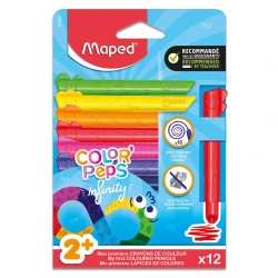 Maped Kredki z grafitu Infinity Kidy 12 kolorów kartonowe etui