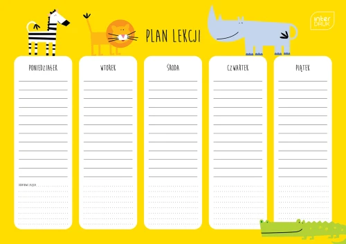 Interdruk Plan lekcji A4 BEBE KIDS