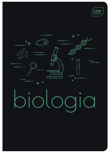 Interdruk Zeszyt A5 60 kartek w kratkę  M 70g UV Biologia/Przyroda
