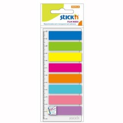 Hopax Zakładki Indeks  8 Kol Neon X 25 Szt    Linijka