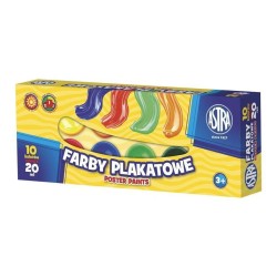 Farby Plakatowe 10 Kolorów Astra 301115004