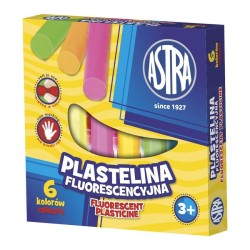 Plastelina 6 Kolorów Fluo Tektura Astra 83811906