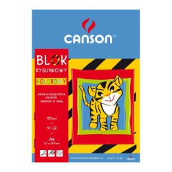 Blok Rysunkowy A4 Kolor 80g Canson 400075200