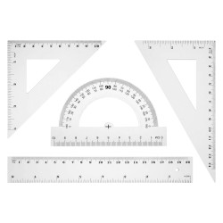 Tetis Komplet Szkolny Mały Linijka 20cm Michalczyk Bl001-Bk