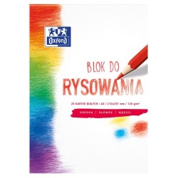 Blok Rysunkowy Oxford A4 Biały 400093195