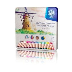 Kredki Z Drewna Cedrowego 24 Kolory Astra 312117002