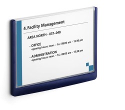 Durable Tabliczka Informacyjna Click Sign - Kolor Granatowy