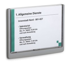 Durable Tabliczka Informacyjna Click Sign - Kolor Grafitowy
