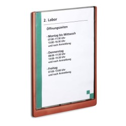Durable Tabliczka Informacyjna Click Sign - Kolor Czerwony