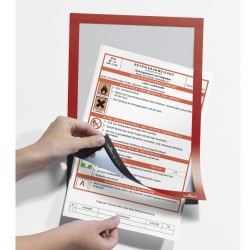 Durable Ramka Informacyjna Duraframe 10 Sztuk - Kolor Czerwony