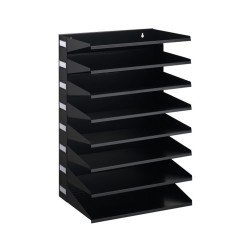 Durable Sorter Do Dokumentów 8 Półek Czarny 336101