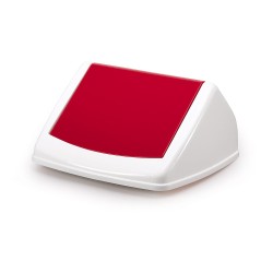 Durable Pokrywa Do Kosza Na Śmieci Durabin Flip-Lid Square 40l Czerwona 1801574018