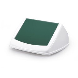 Durable Pokrywa Do Kosza Na Śmieci Durabin Flip-Lid Square 40l Zielona 1801574012