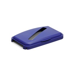 Durable Pokrywa Uchylna Z Otworem Do Kosza Na Śmieci 60l Granat 1800502040