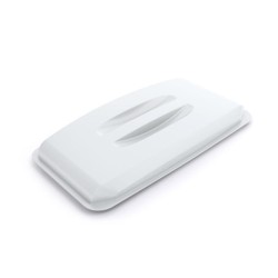 Durable Pokrywa Do Kosza Na Śmieci 60l Biała 1800497010
