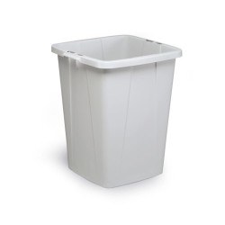 Durable Kosz Na Śmieci 90l Durabin Szary Prostokątny1800474050