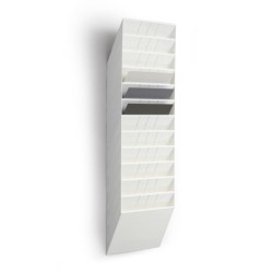 Durable Zestaw Dwunastu Pojemników Na Dokumenty Poziomy Flexiboxx A4 12 Biały 1709781010
