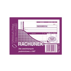 Michalczyk i Prokop Rachunek A6 Dla Zwolnionych Podmiotowo Z Vat 234-5